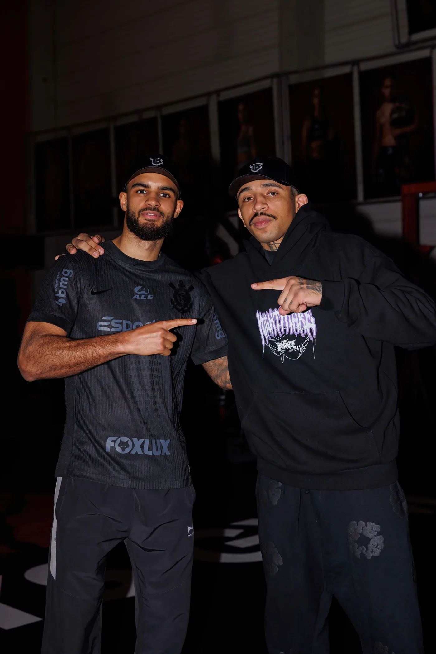 Carlos Prates en Tyjani Beztati bij Days Gym